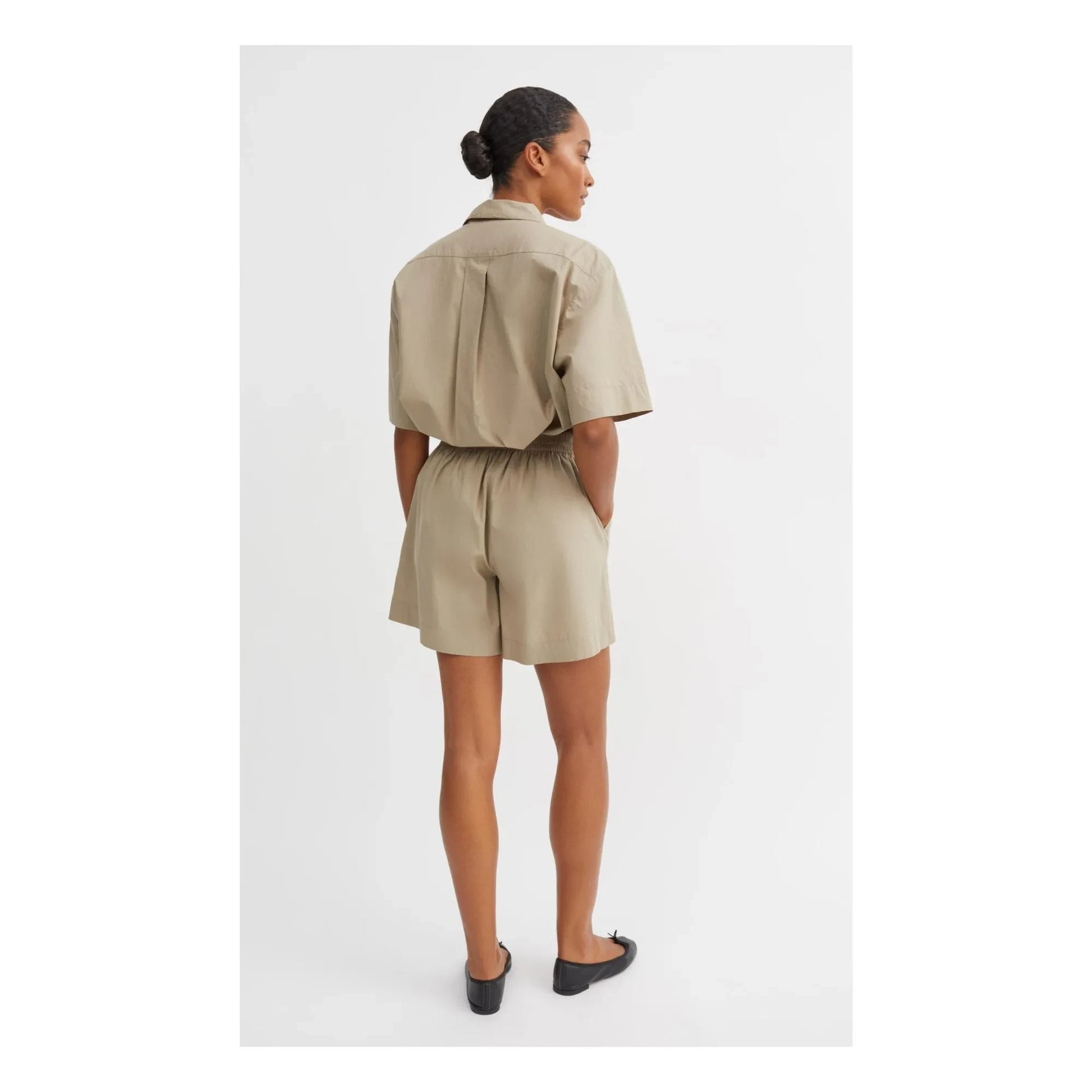 Skall Studio - Edgar organic cotton shorts | Pale green