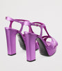 Purple Kesia 120 Satin Sandals