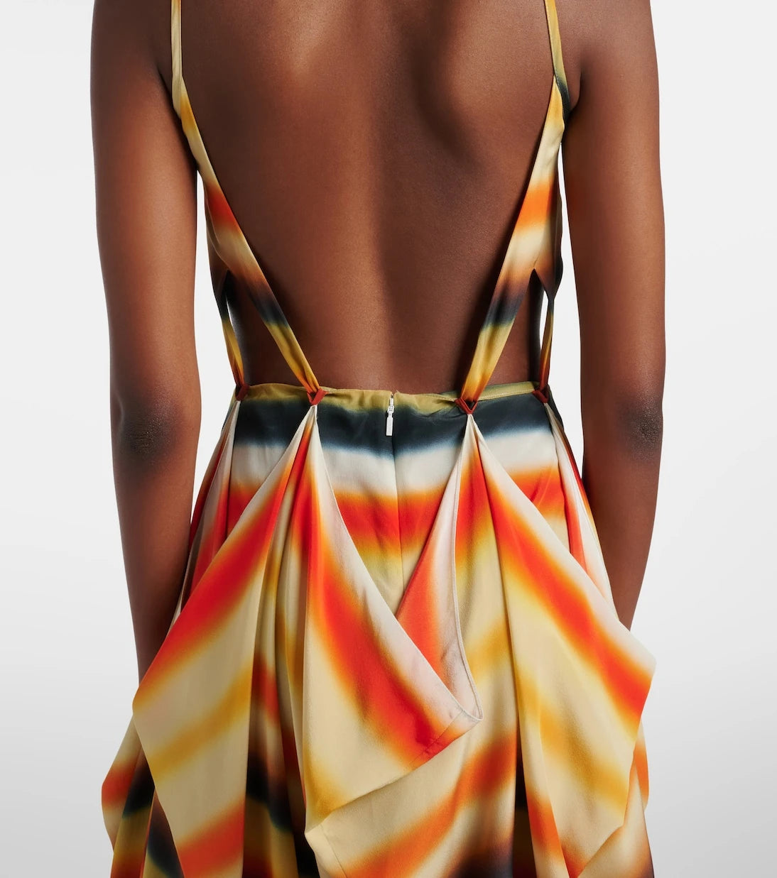 Loewe - Paula's Ibiza striped silk maxi dress