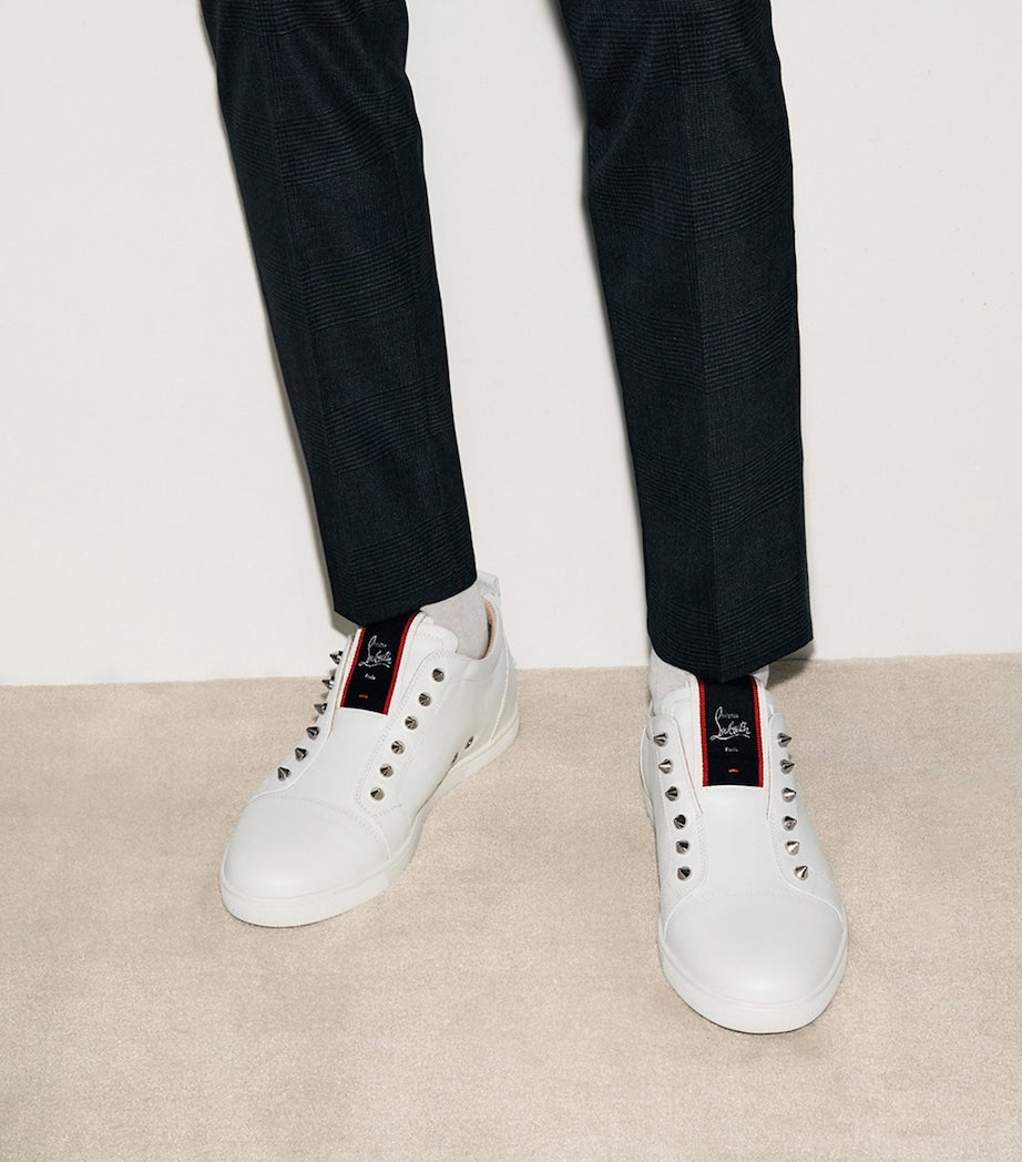Christian Louboutin F.A.V Fique A Vontade Calfskin Sneakers