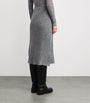 MAX&Co. Grey Jersey Midi Skirt