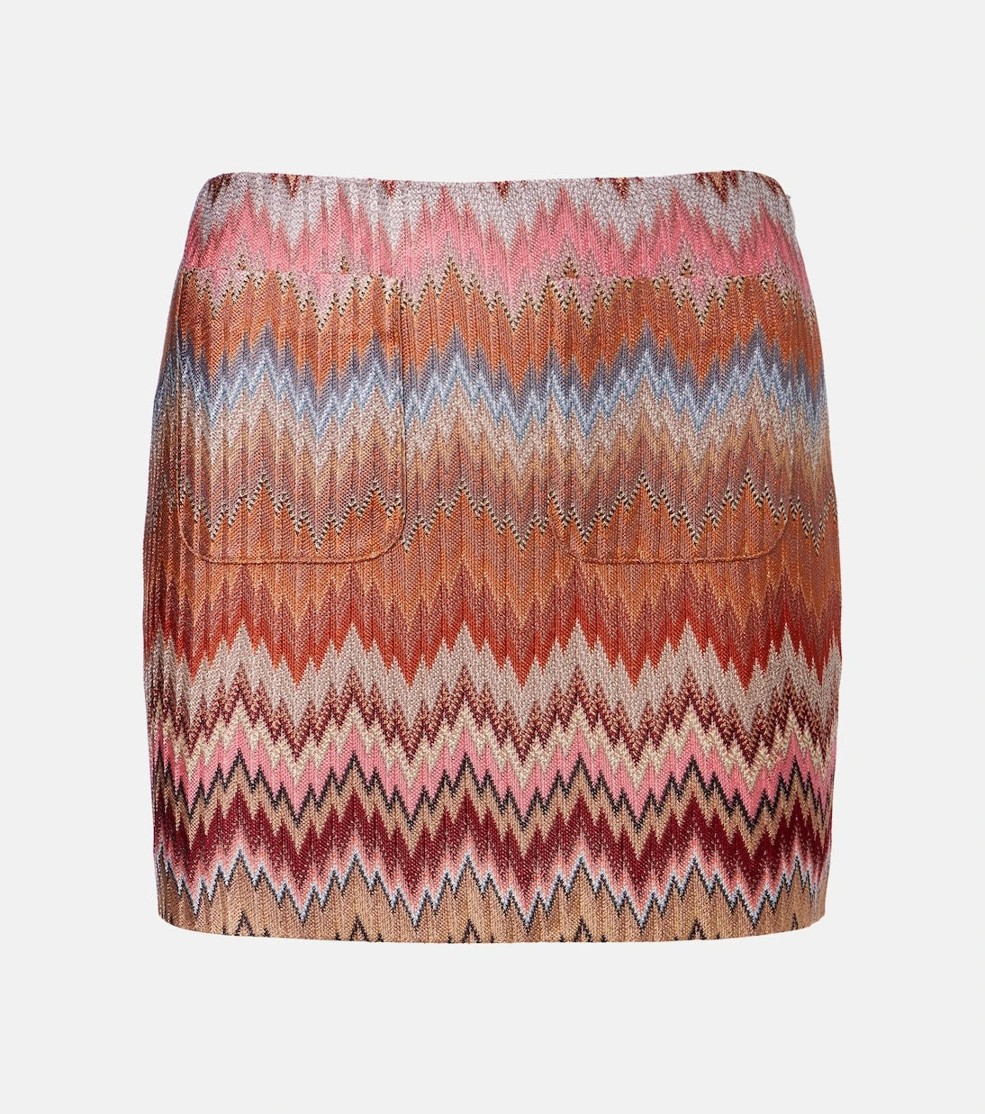 Missoni - Zigzag lamé miniskirt