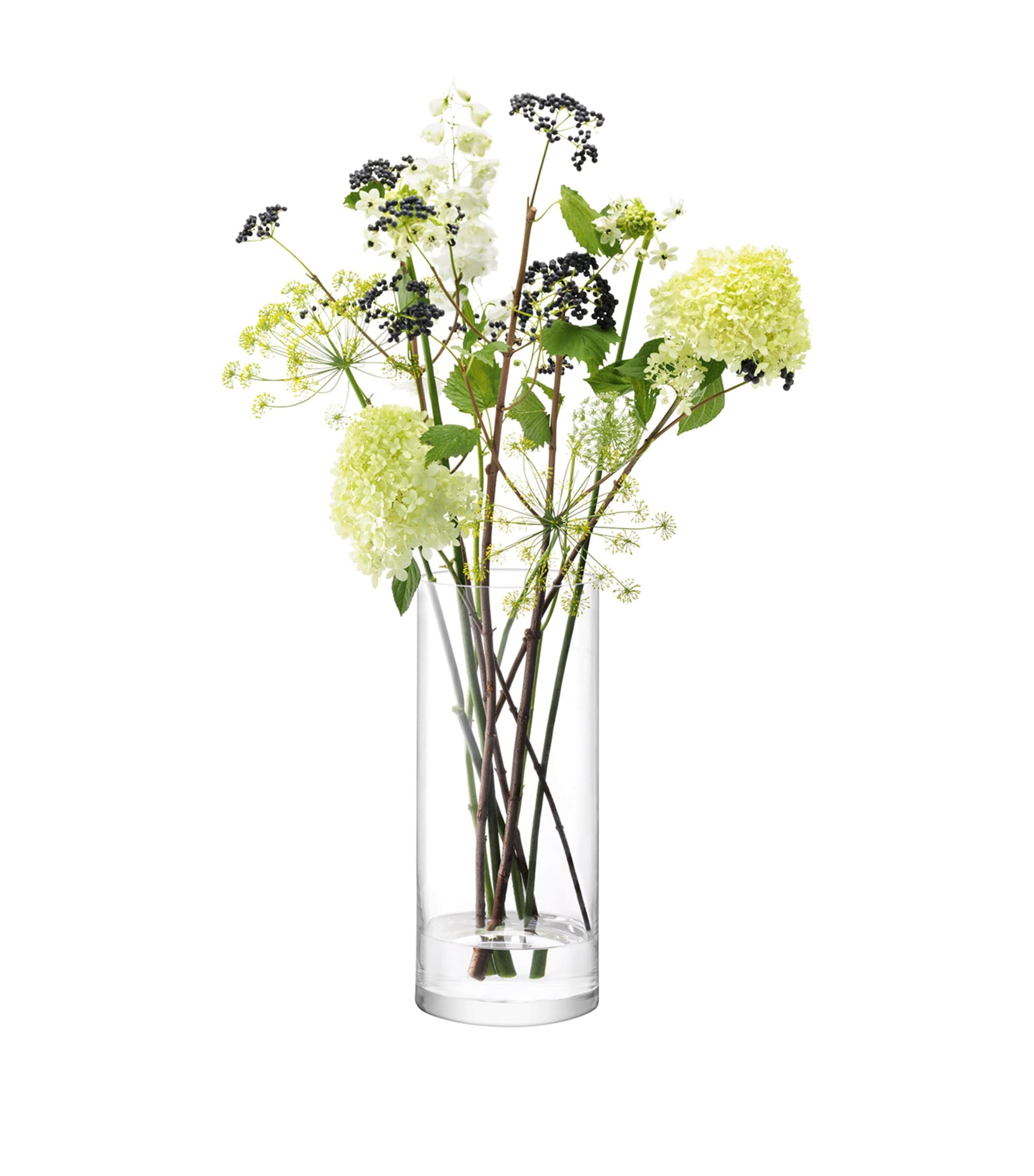 Tall Glass Column Vase (42cm)