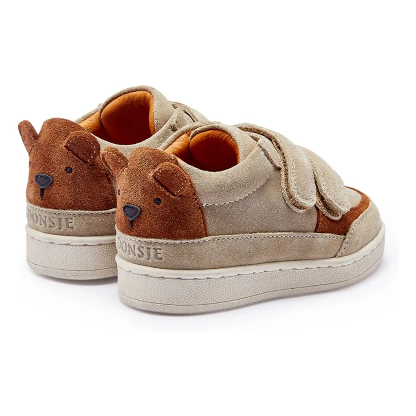 Donsje - Pinou Bear Suede Scratch Sneakers | Beige
