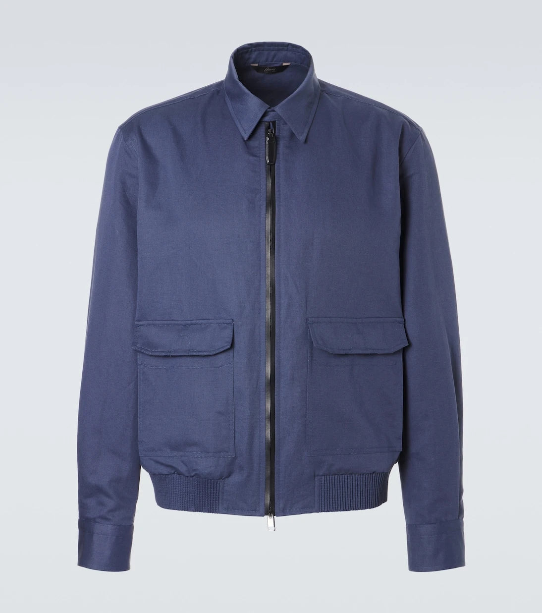 Brioni - Linen and cotton blouson jacket