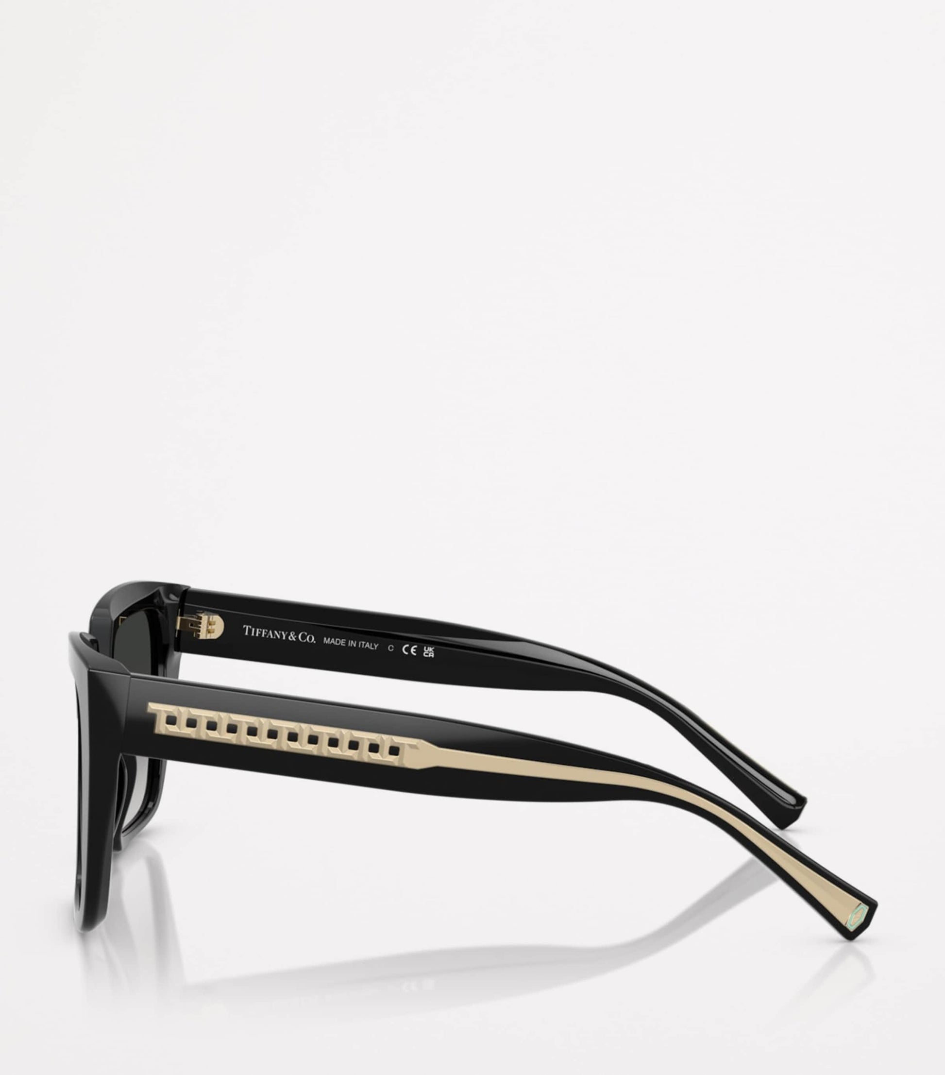 Tiffany & Co. Black Acetate Square TF4235 Sunglasses