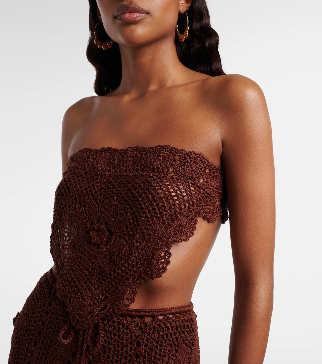 Anna Kosturova - Crochet cotton crop top