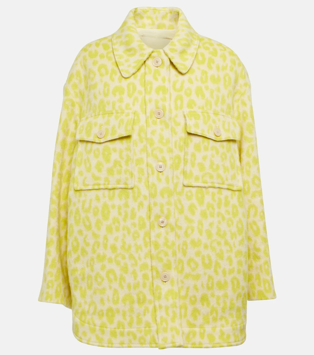 Isabel Marant - Printed virgin wool overshirt
