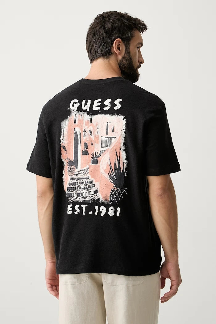 Guess erkek pamuklu sweatshirt tişört