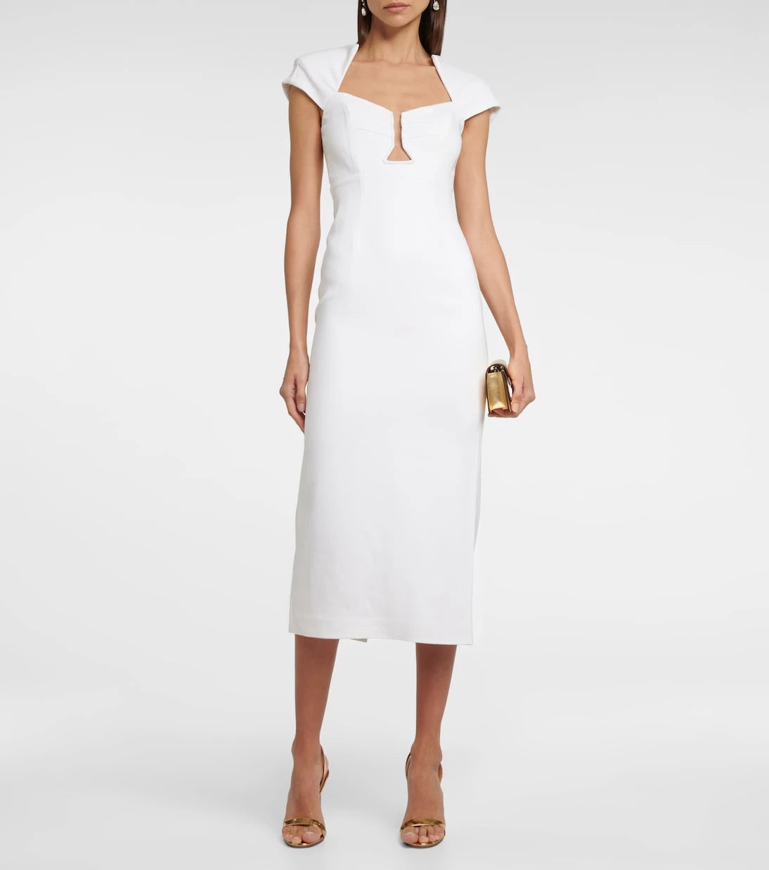 Roland Mouret - Cap sleeve midi dress