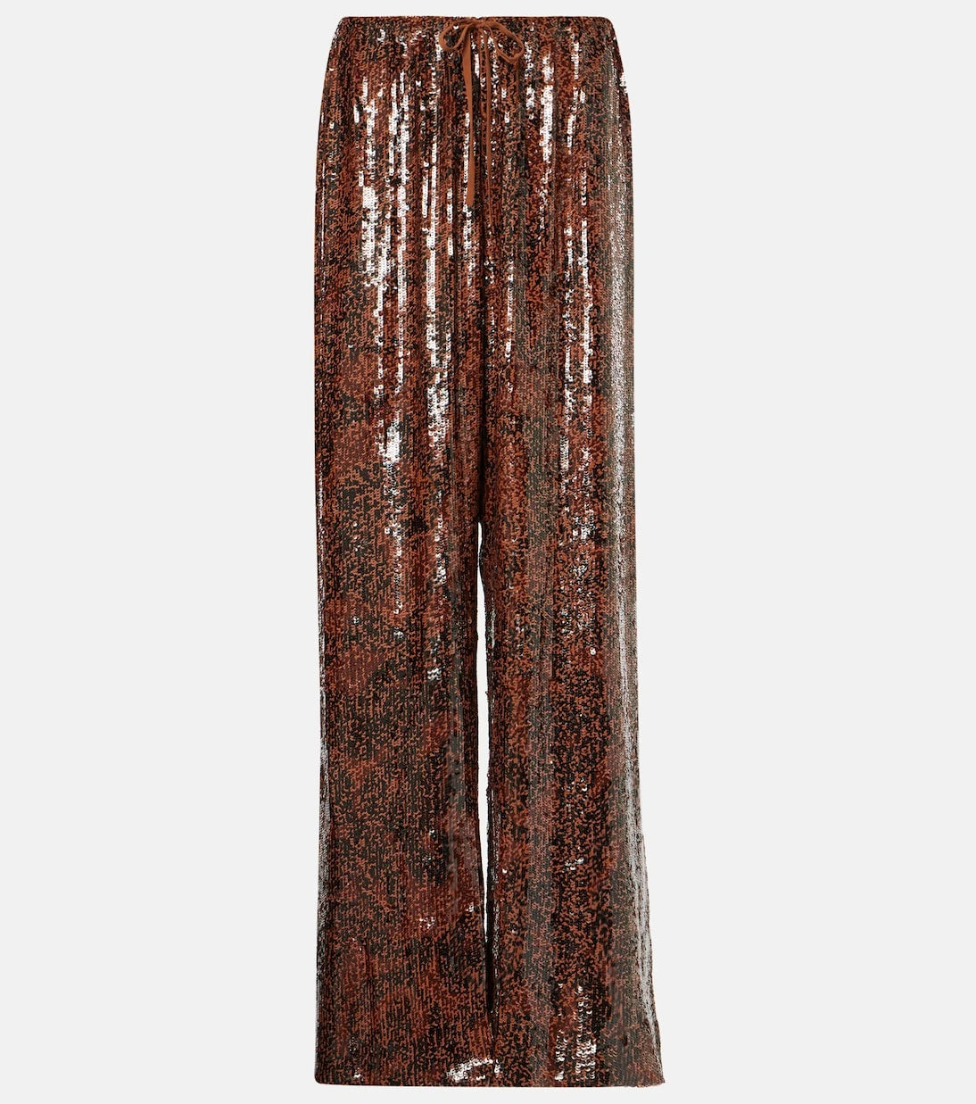 Dries Van Noten - Sequined wide-leg pants