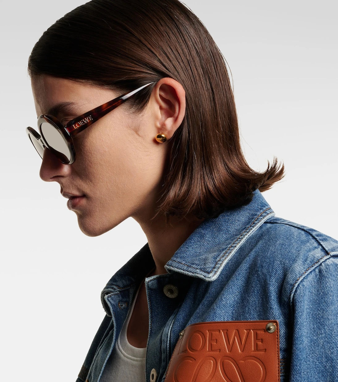 Loewe - Round Slim oversized sunglasses