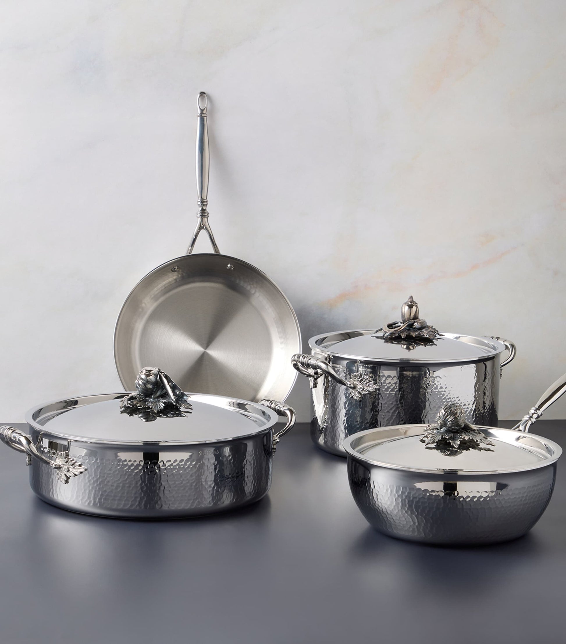 4-Piece Opus Prima Cookware Set STAINLESS STEEL