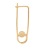 LOEWE Gold Gold-Tone Safety Pin Charm