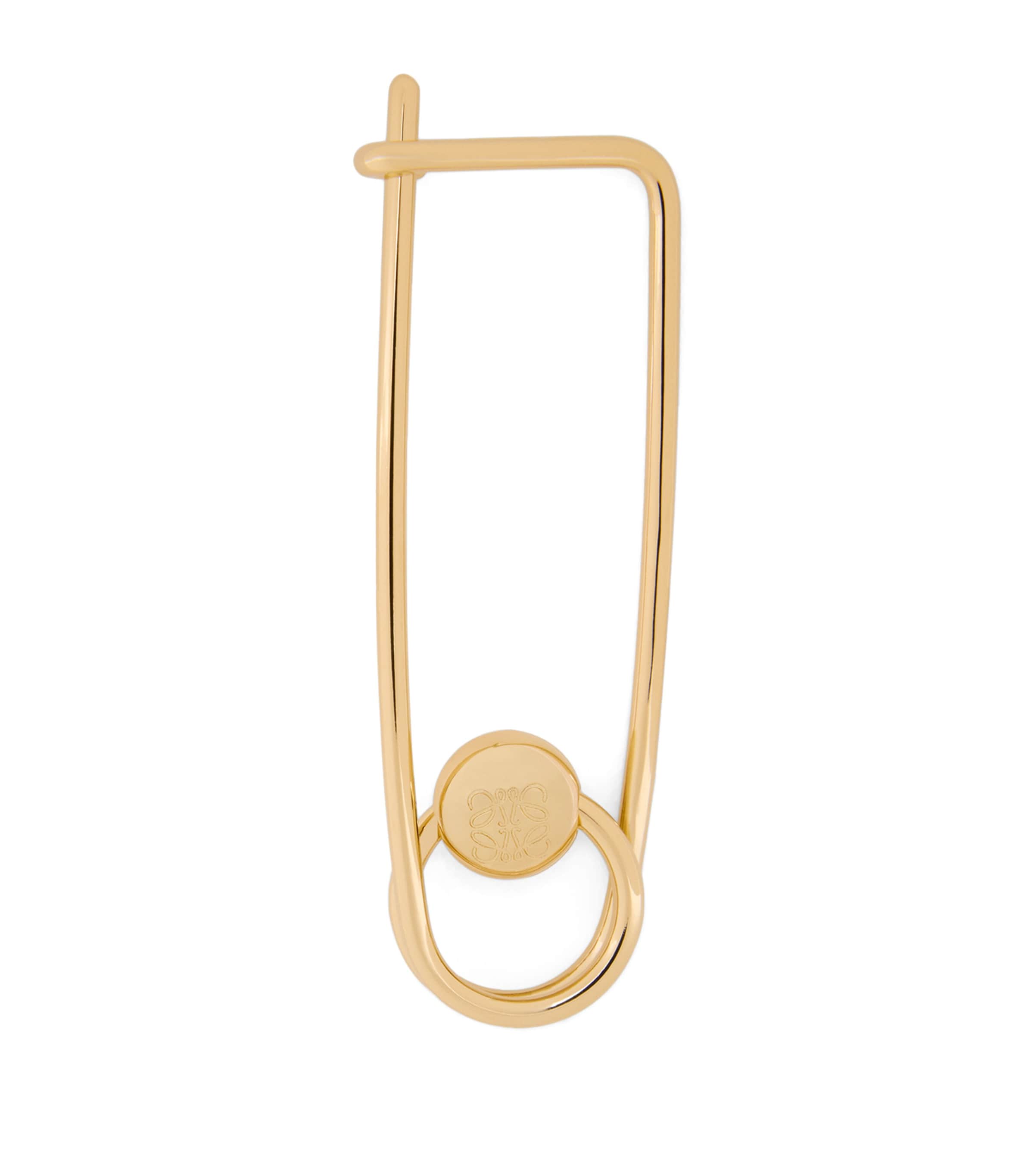 LOEWE Gold Gold-Tone Safety Pin Charm