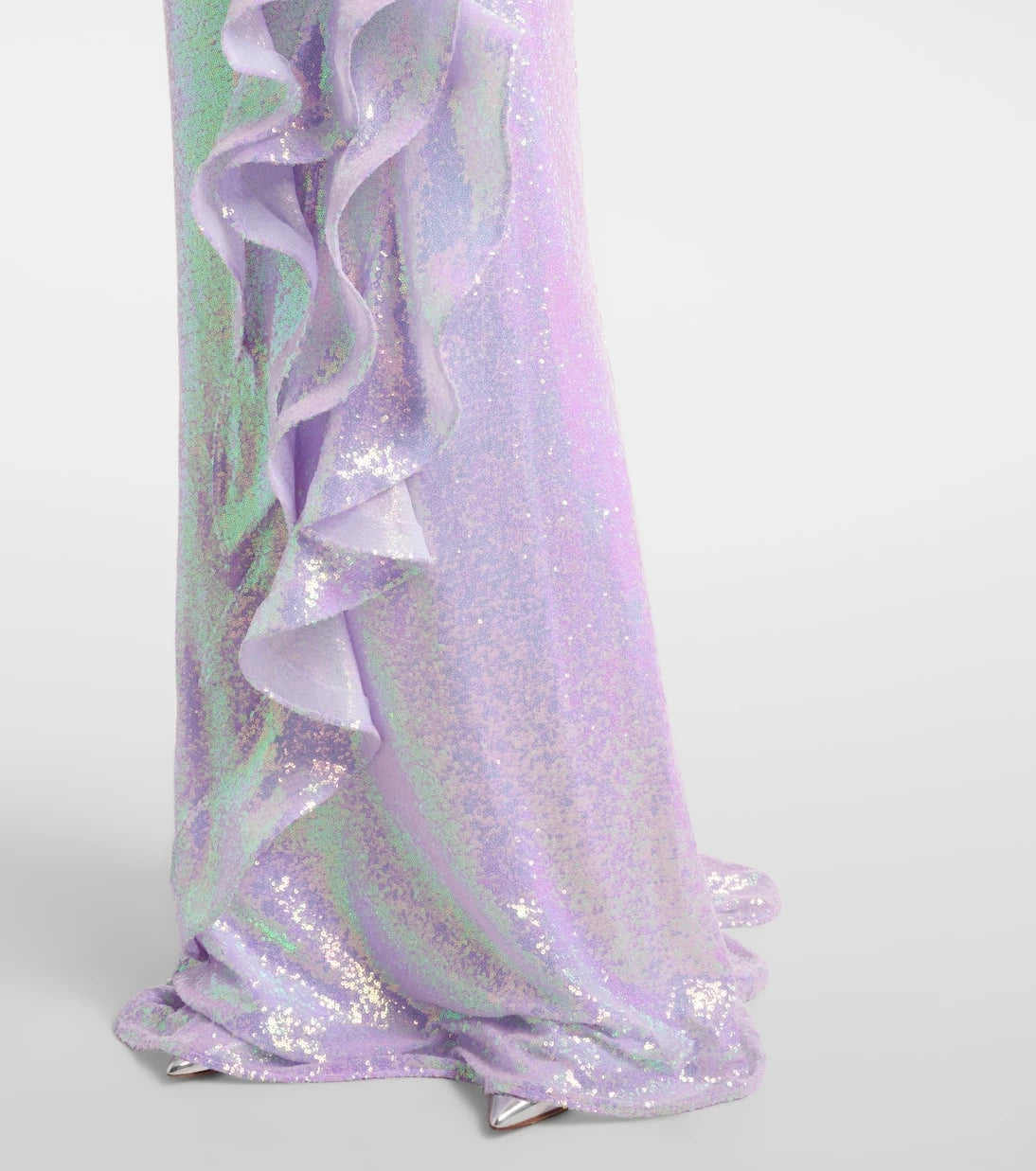 Maticevski - Radiella Wave ruffled sequined gown