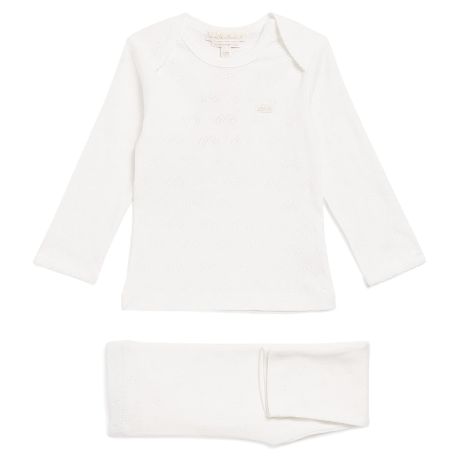 Marie-Chantal Organic Cotton Angel Wing Pyjama Set (0-18 Months)