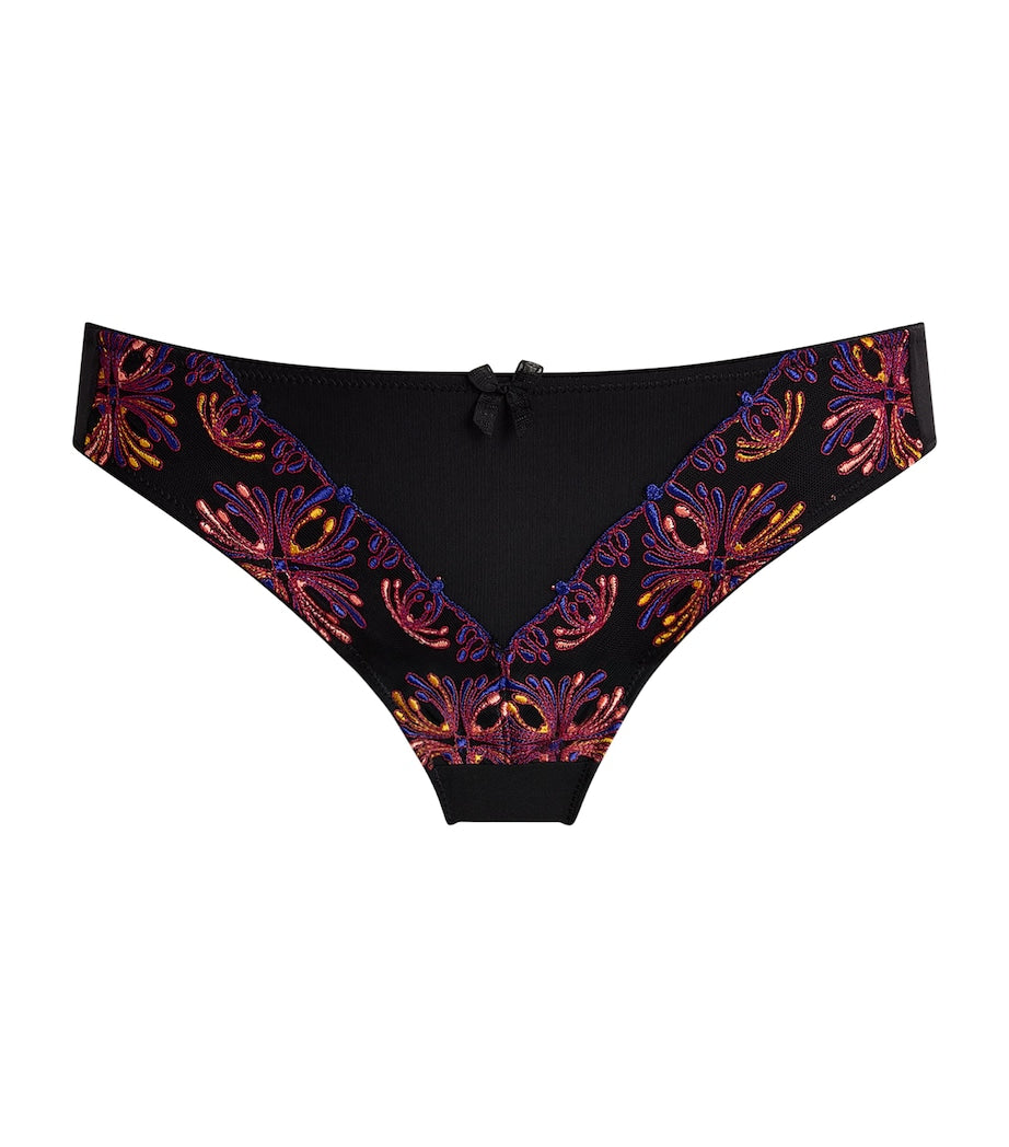 Chantelle Black Champs Elysees Brazilian Briefs
