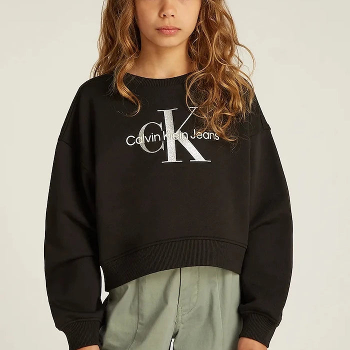 Детски памучен суичър Calvin Klein Jeans