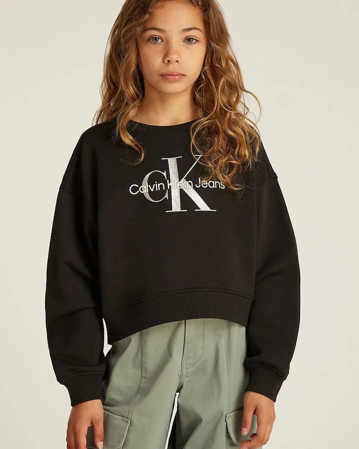 Calvin Klein Jeans Çocuk Pamuklu Sweatshirt