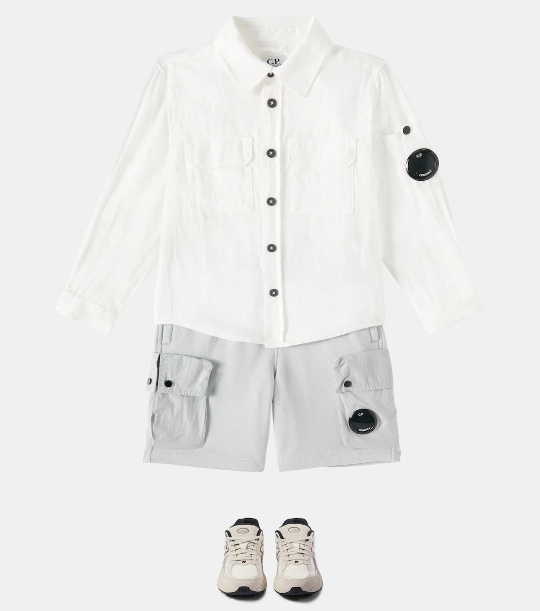 C.P. Company Kids - Lens linen shirt