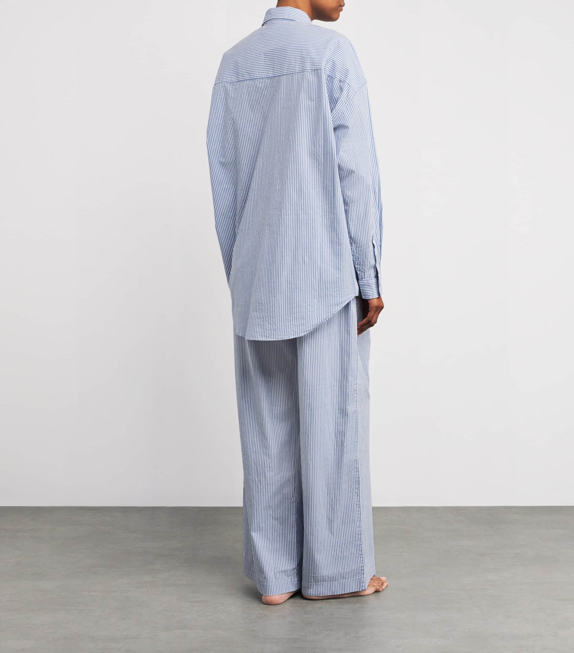 Stretch-Cotton Stripe Pyjama Set