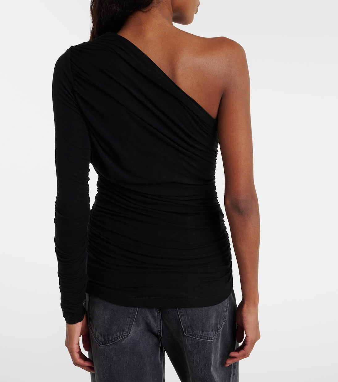 Agolde - Annette asymmetrical ruched top