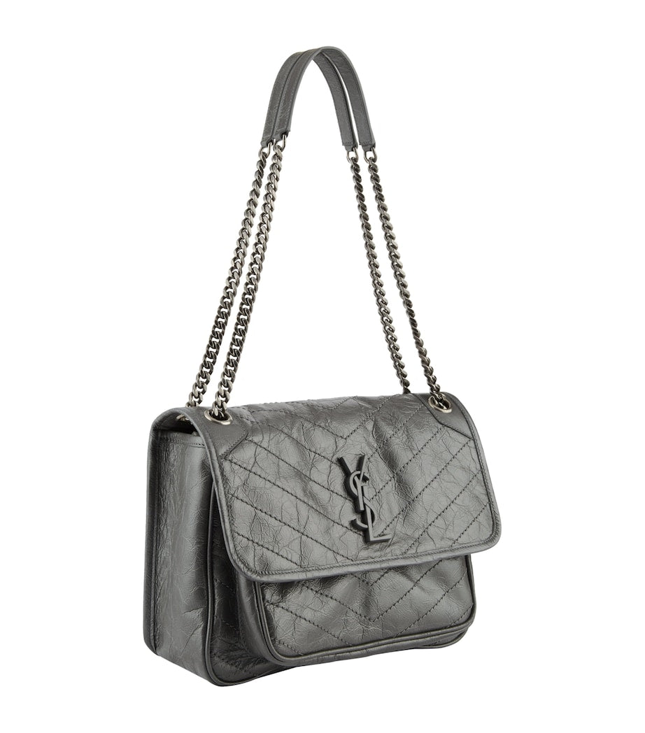 Saint Laurent Grey Medium Niki Shoulder Bag