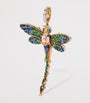 Annoushka Yellow Gold, Diamond, Sapphire, Tsavorite and Moonstone Mythology Dragonfly Pendant