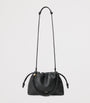 Black Medium Leather Flamenco Purse