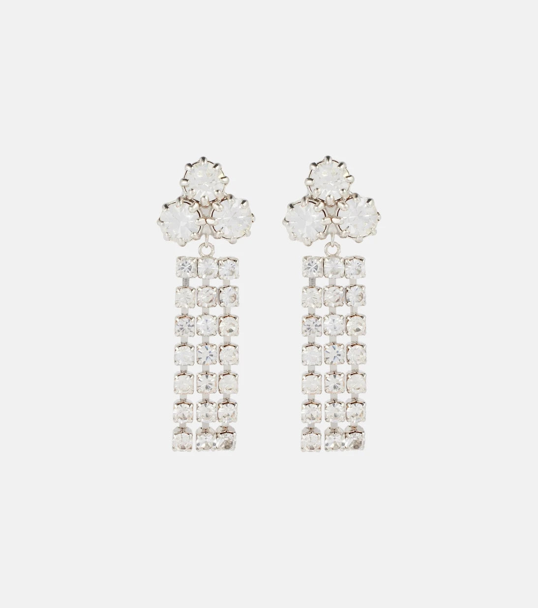 Jil Sander - Crystal-embellished earrings