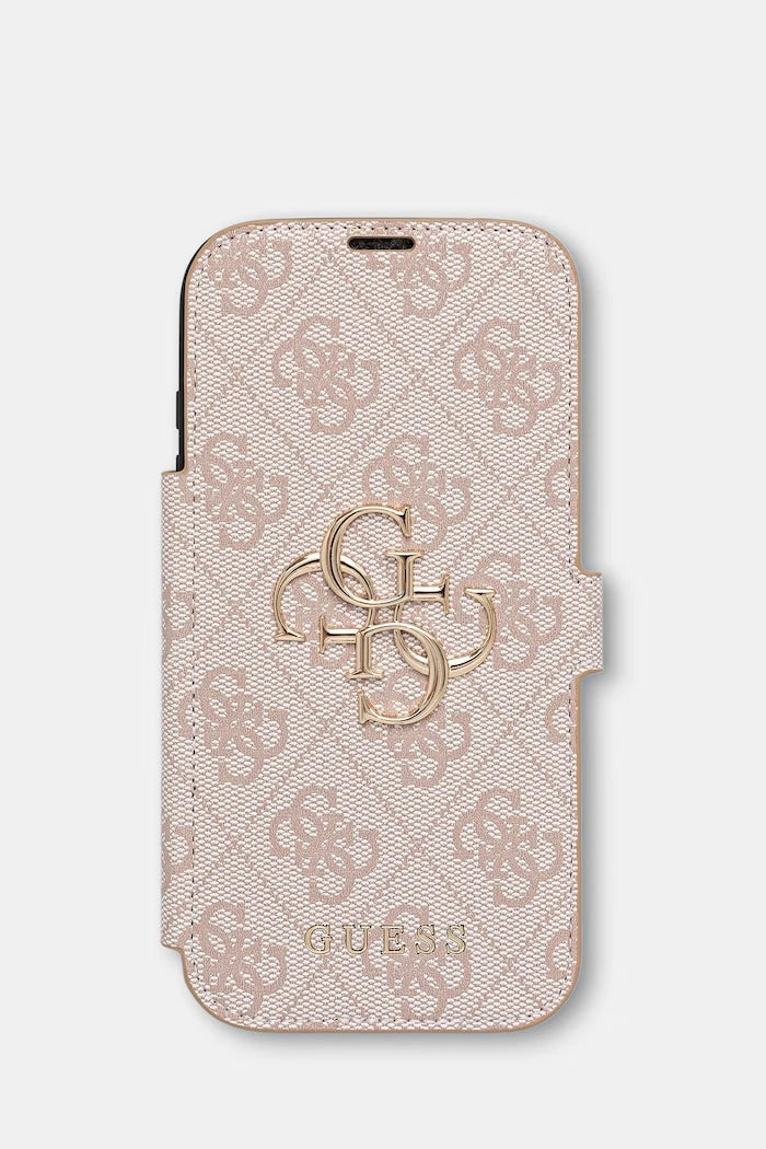 iPhone 17 Pro için suni deri Guess telefon kılıfı