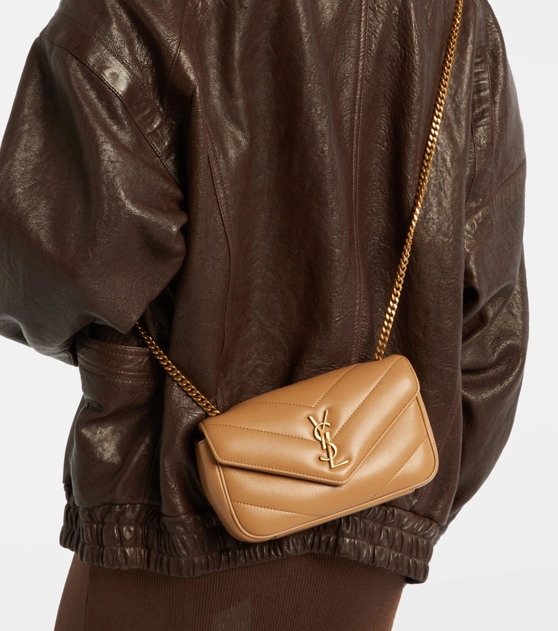 Saint Laurent - Loulou Mini leather crossbody bag