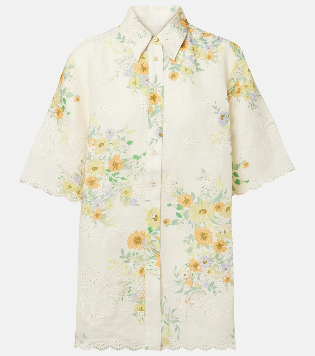 Alémais - Juliette floral linen shirt