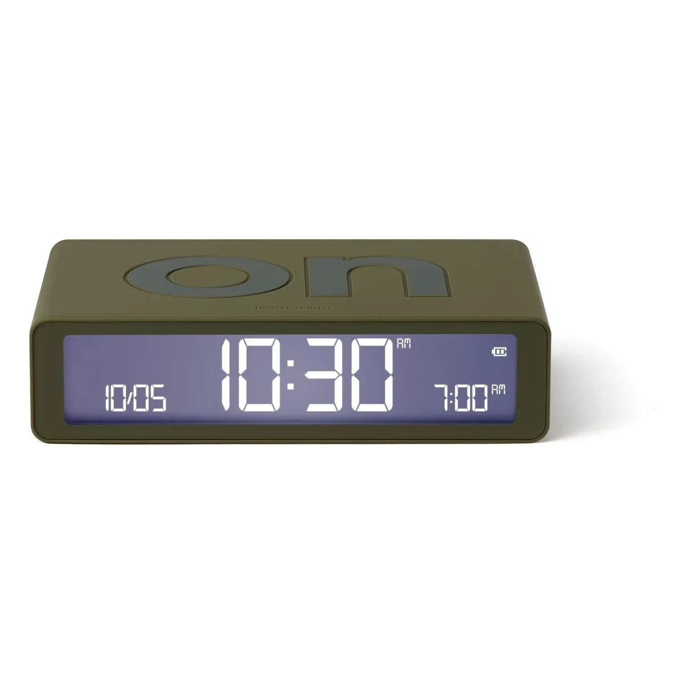 Lexon - Flip alarm clock | Khaki