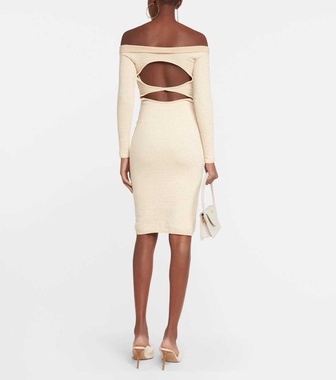 Jacquemus - La Robe Pampero cotton-blend midi dress