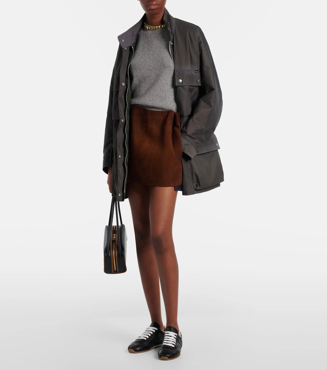 Prada - Leather sneakers