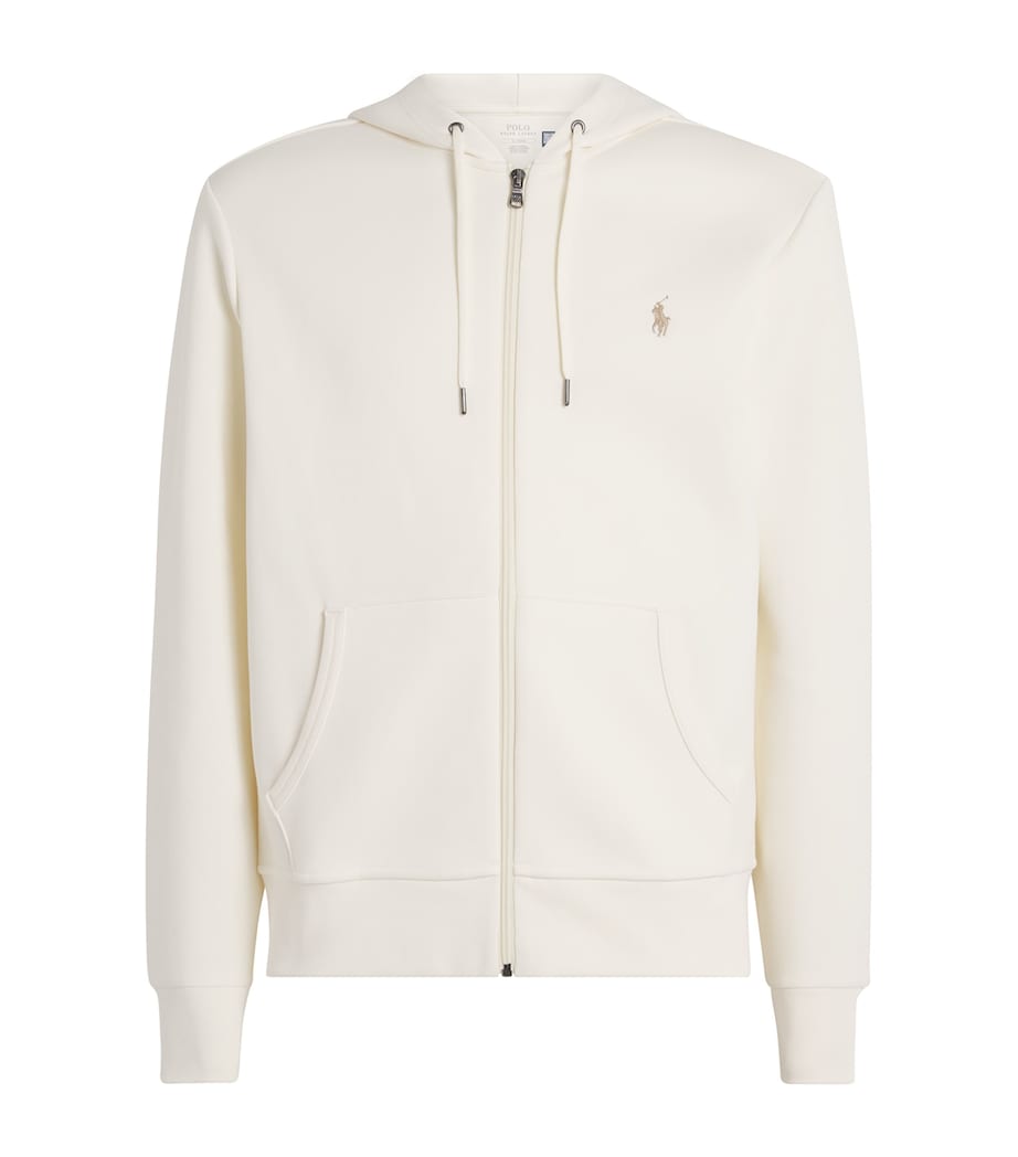 Polo Pony Zip-Up Hoodie NATURAL