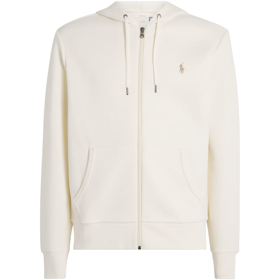Polo Pony Zip-Up Hoodie NATURAL