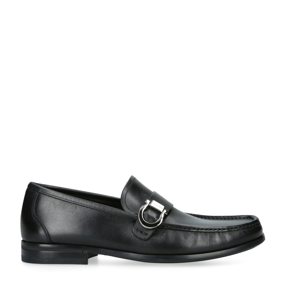 Salvatore Ferragamo Leather Caspian Loafers