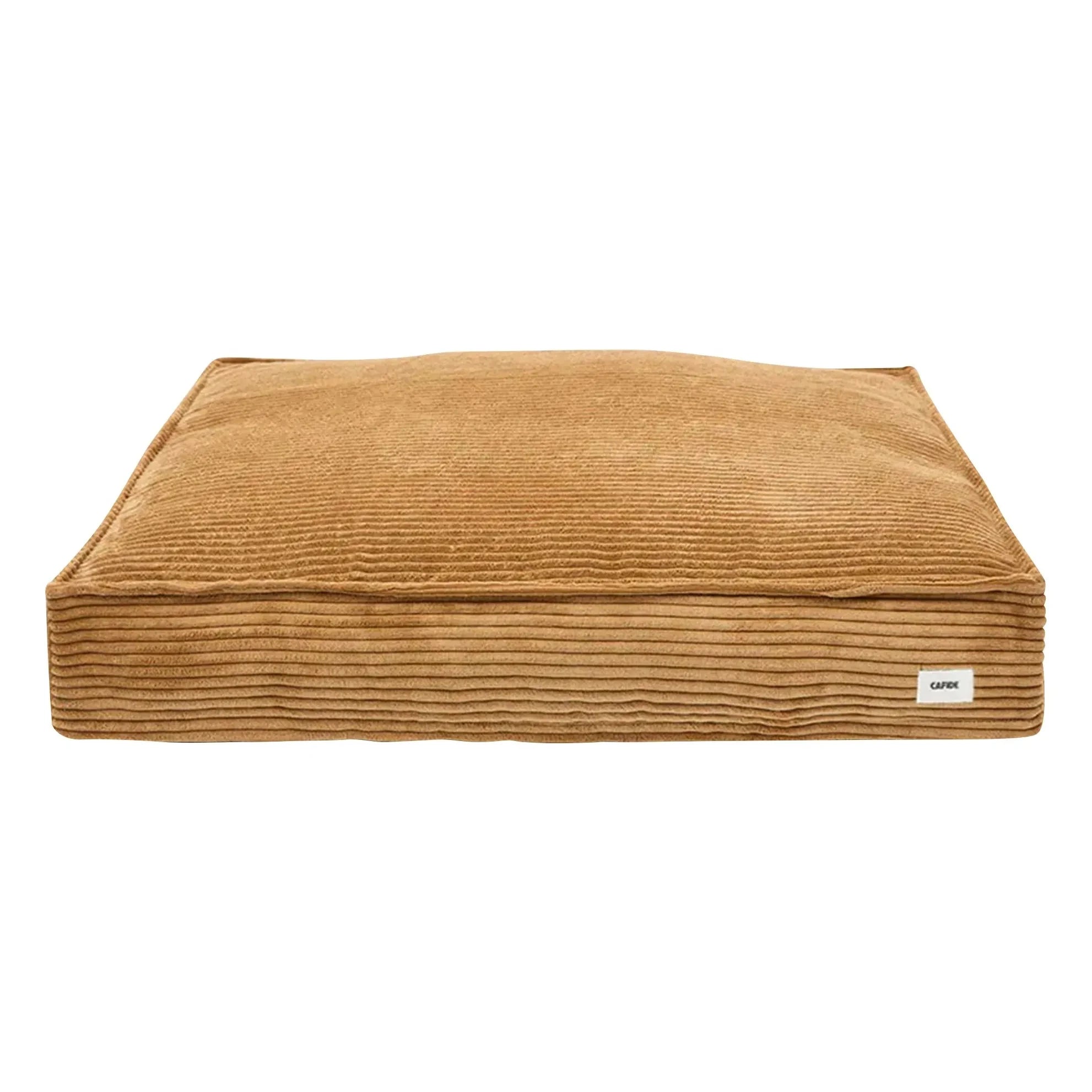 Cafide - Cuadra corduroy dog mattress | Mustard