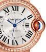 Rose Gold and Diamond Ballon Bleu de Cartier Watch 33mm