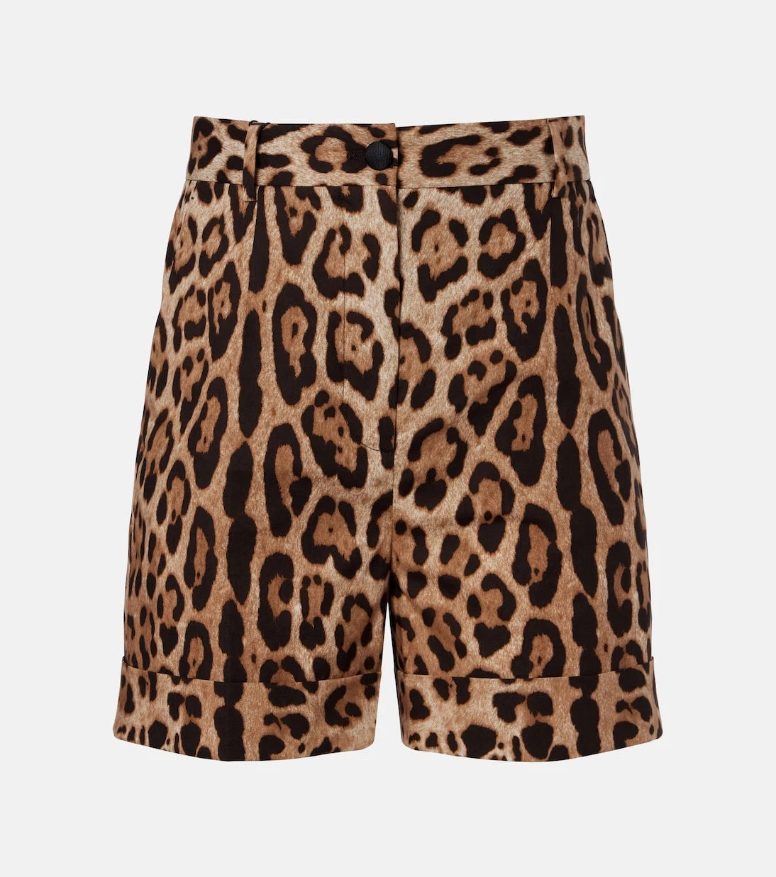 Dolce&Gabbana - Leopard-print cotton Bermuda shorts