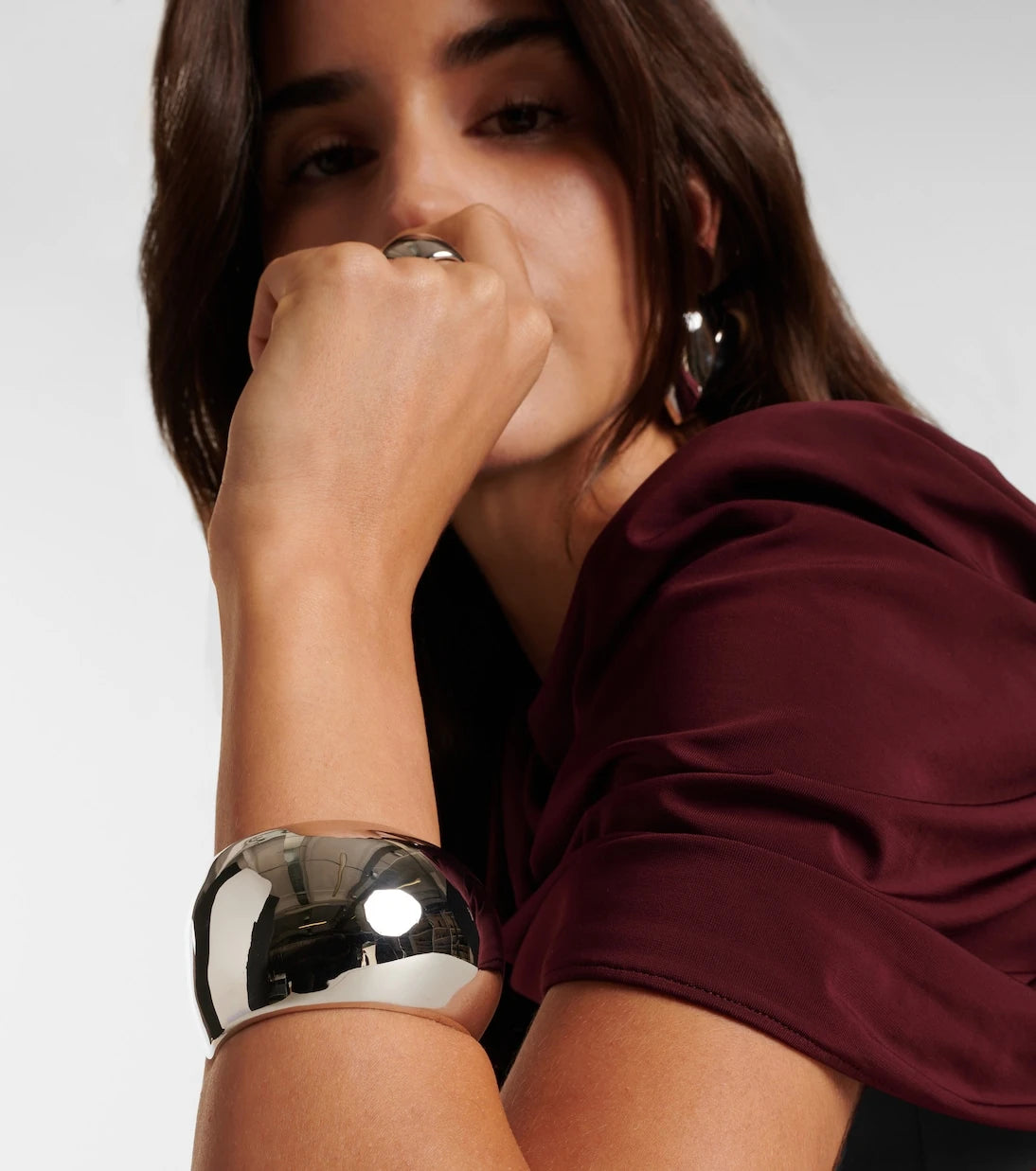 Jennifer Fisher - Globe 14kt gold-plated cuff bracelet