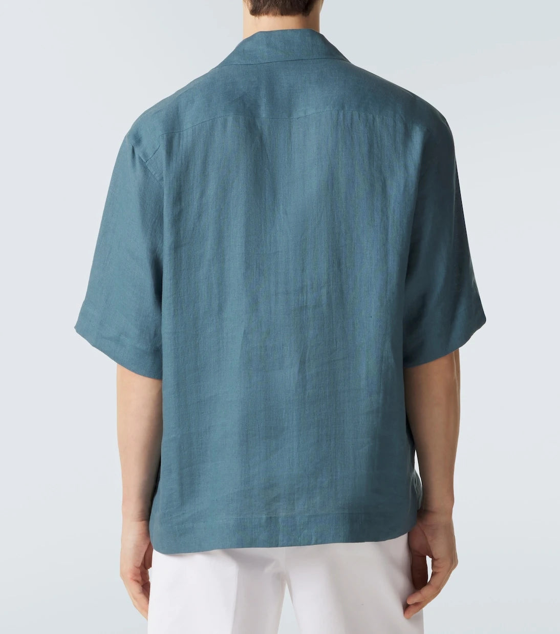 Kiton - Linen bowling shirt