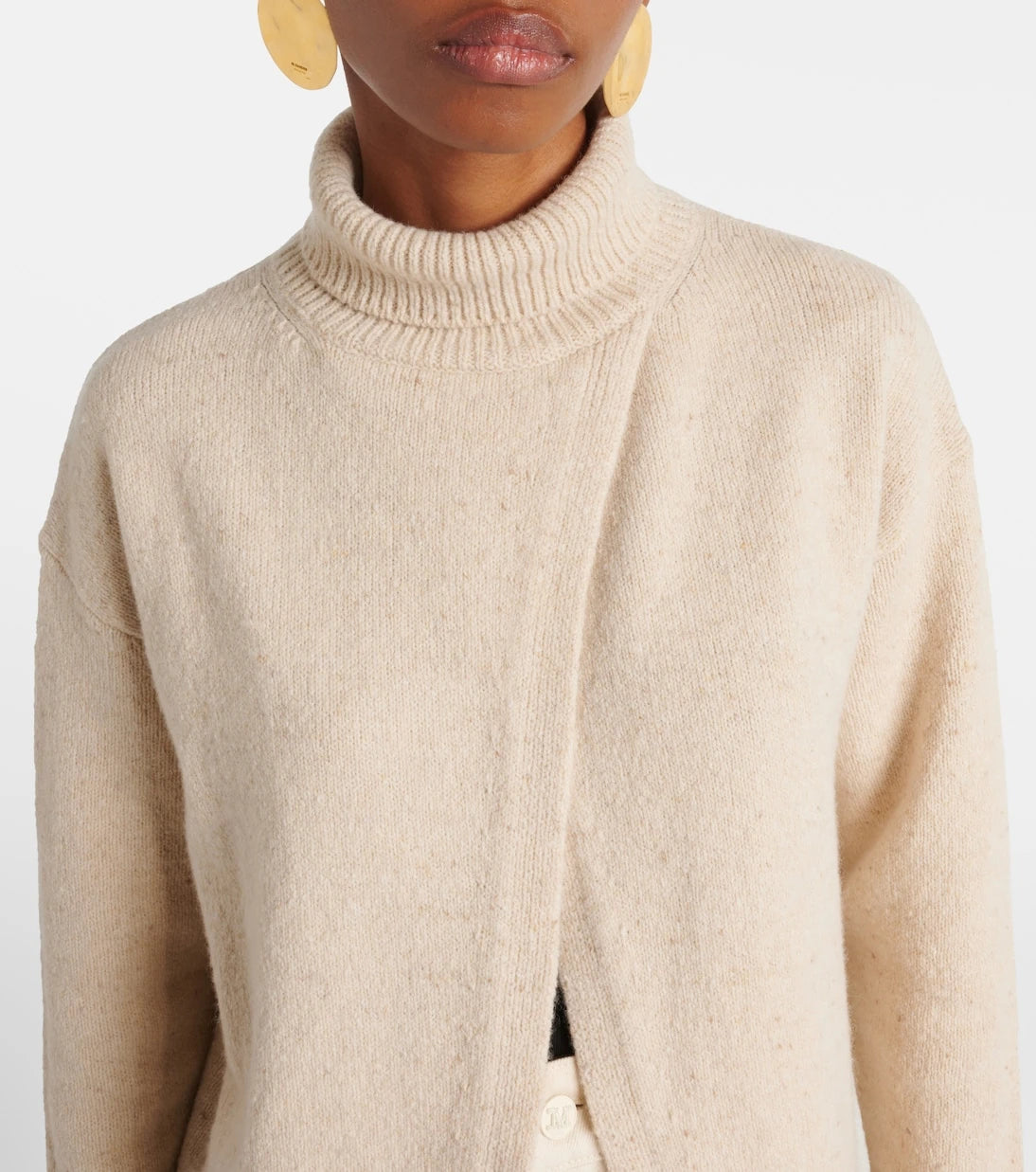 Max Mara - Leisure Angelo wool-blend turtleneck sweater