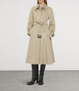 Beige Gabardine Ellingham Long Car Coat