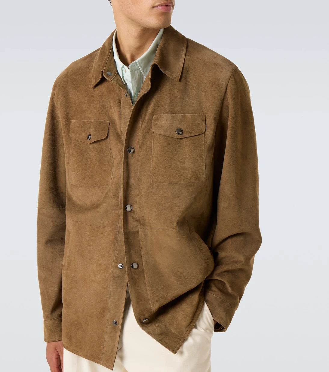 Canali - Suede overshirt