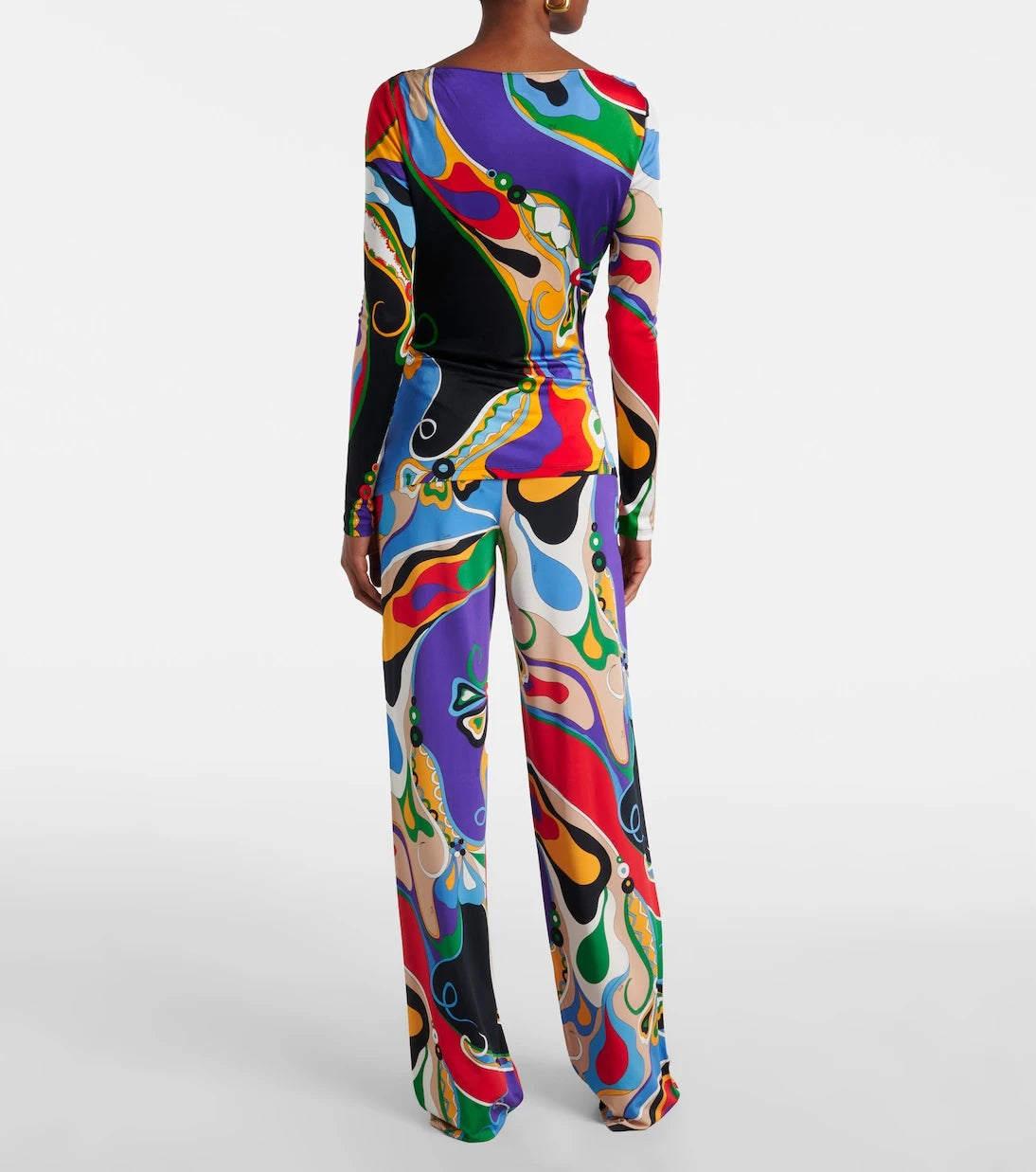 Pucci - Orchidee jersey blouse