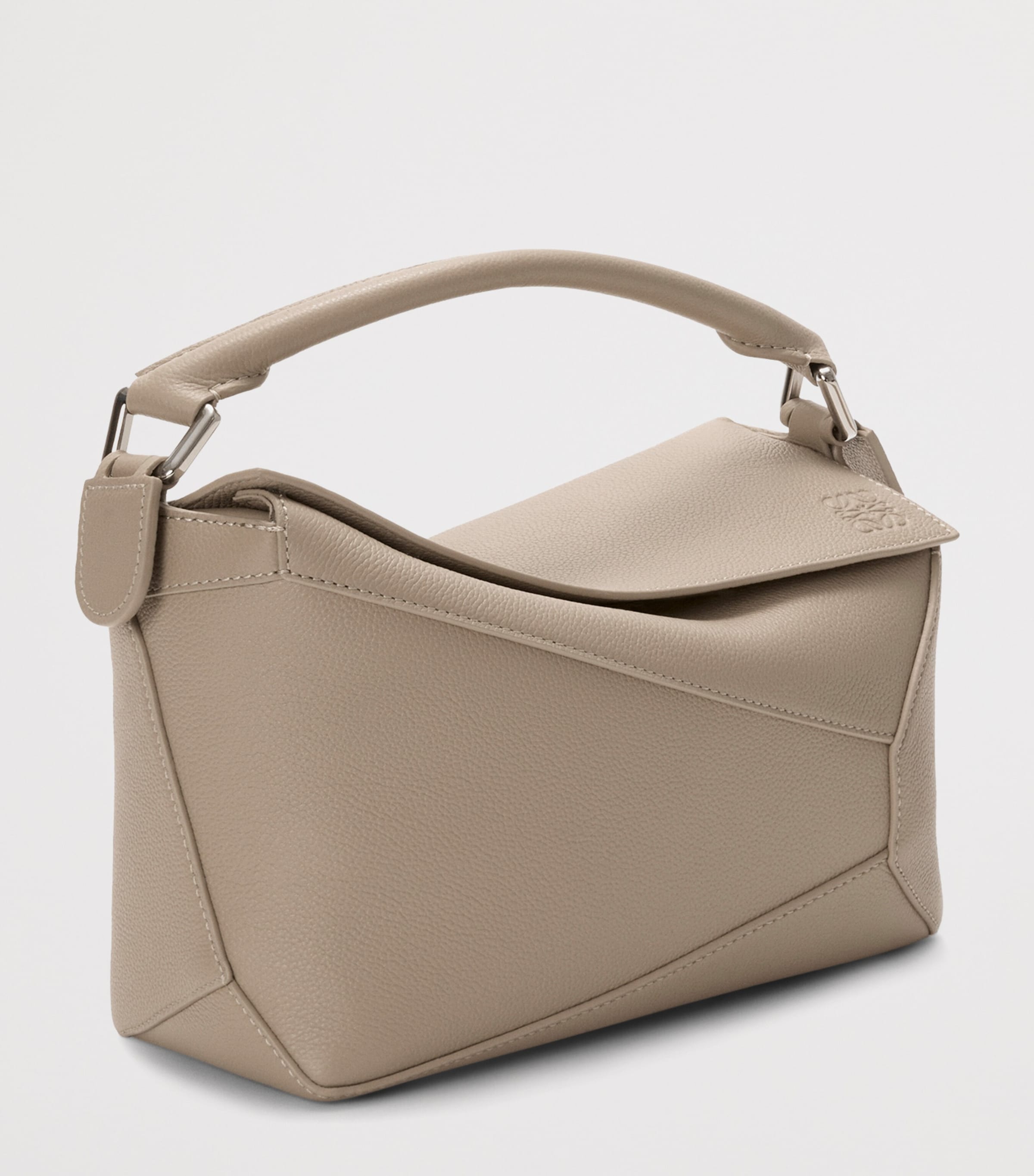 LOEWE Small Leather Puzzle Edge Top-Handle Bag